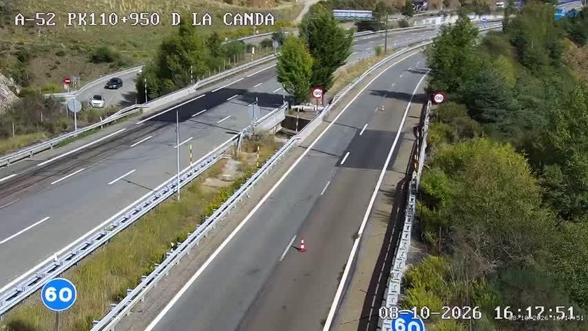 Cámara de tráfico en la A-52, km 110.95
