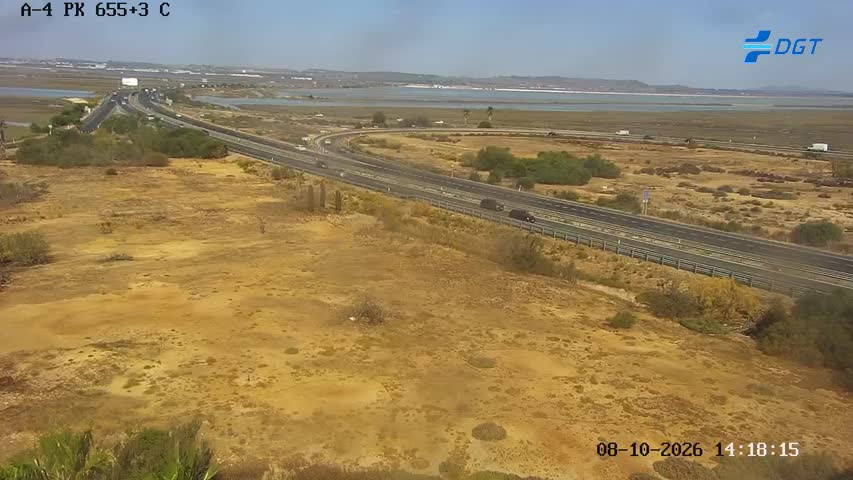 Cámara de tráfico en la A-4, km 655.3