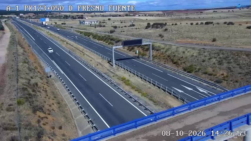 Cámara de tráfico en la A-1, km 123.05