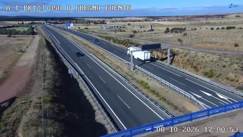 Cámara de tráfico en la A-1, km 123.05