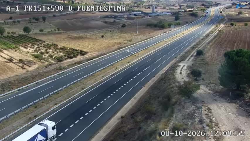 Cámara de tráfico en la A-1, km 151.59
