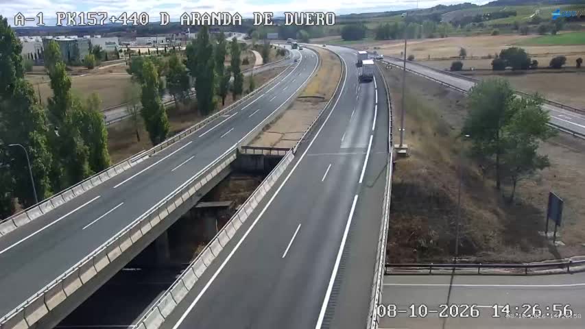 Cámara de tráfico en la A-1, km 157.44