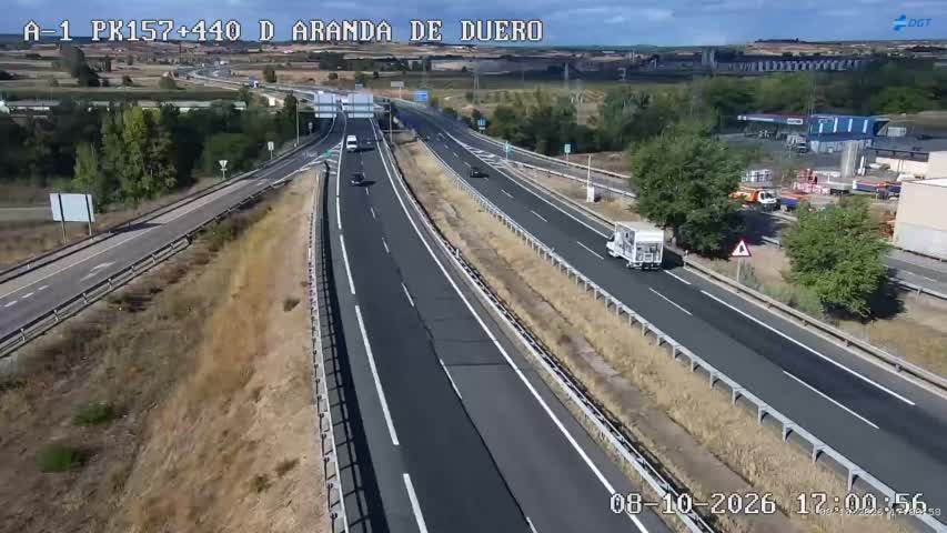 Cámara de tráfico en la A-1, km 157.44