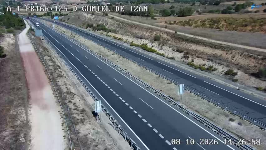 Cámara de tráfico en la A-1, km 166.125