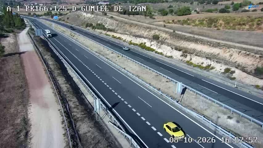 Cámara de tráfico en la A-1, km 166.125