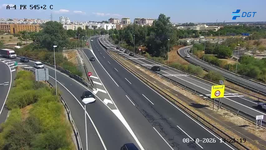 Cámara de tráfico en la A-4, km 545.25