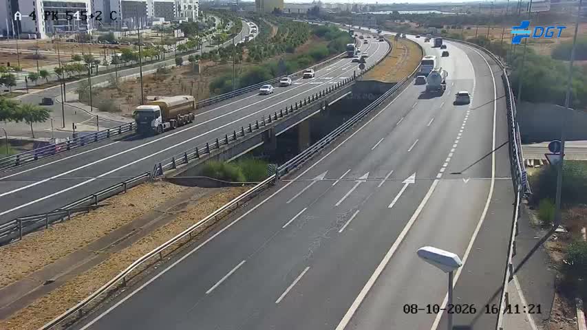 Cámara de tráfico en la A-4, km 545.25