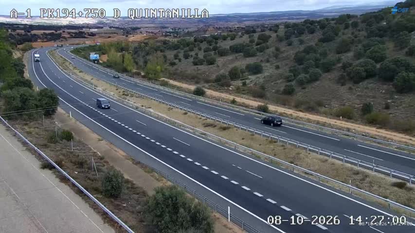 Cámara de tráfico en la A-1, km 194.75