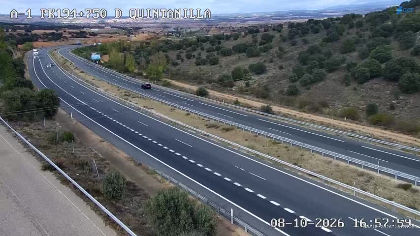 Cámara de tráfico en la A-1, km 194.75