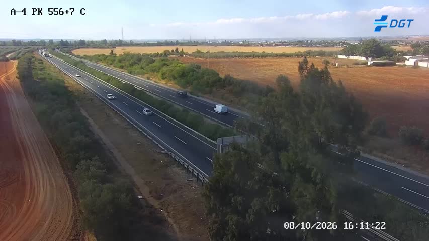 Cámara de tráfico en la A-4, km 556.74