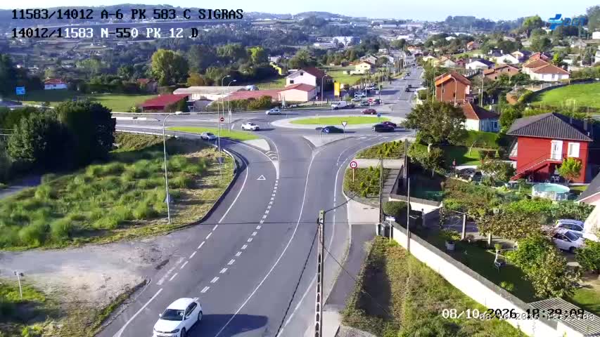 Cámara de tráfico en la N-550, km 12.0