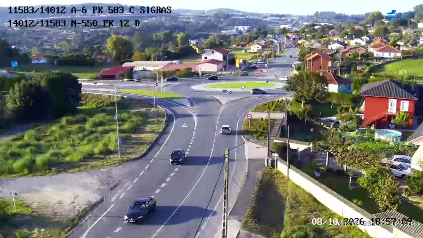 Cámara de tráfico en la N-550, km 12.0