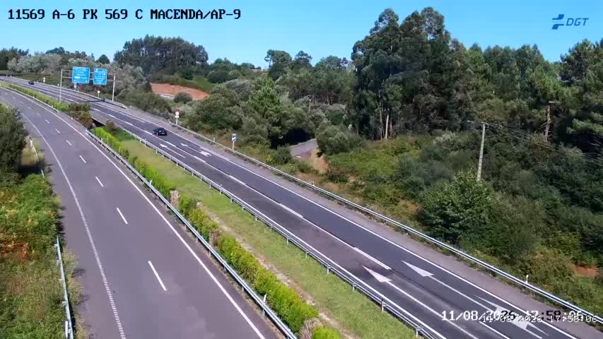 Cámara A-6 Provincia de A Coruña KM 569,0