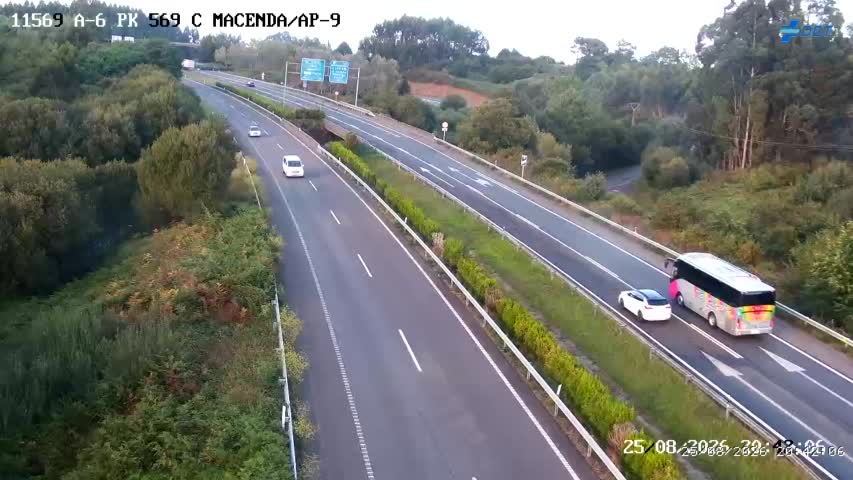 Cámara A-6 Provincia de A Coruña KM 569,0