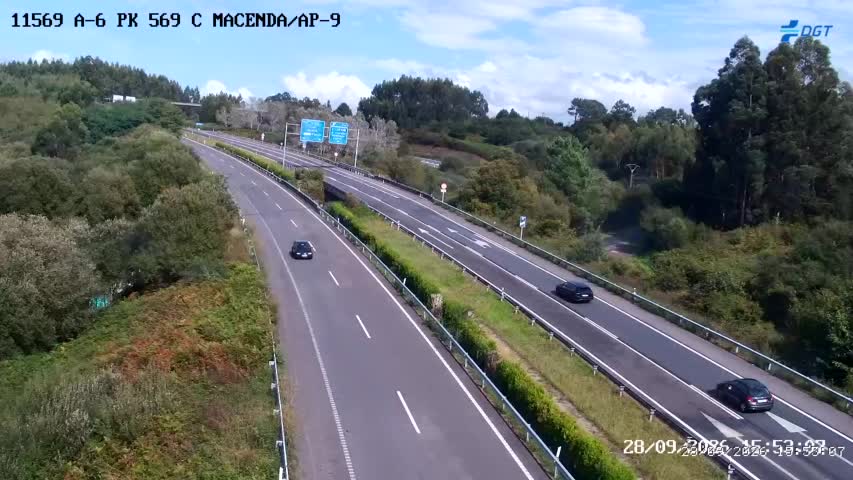 Cámara A-6 Provincia de A Coruña KM 569,0