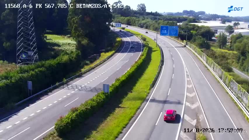 Cámara A-6 Provincia de A Coruña KM 567,8