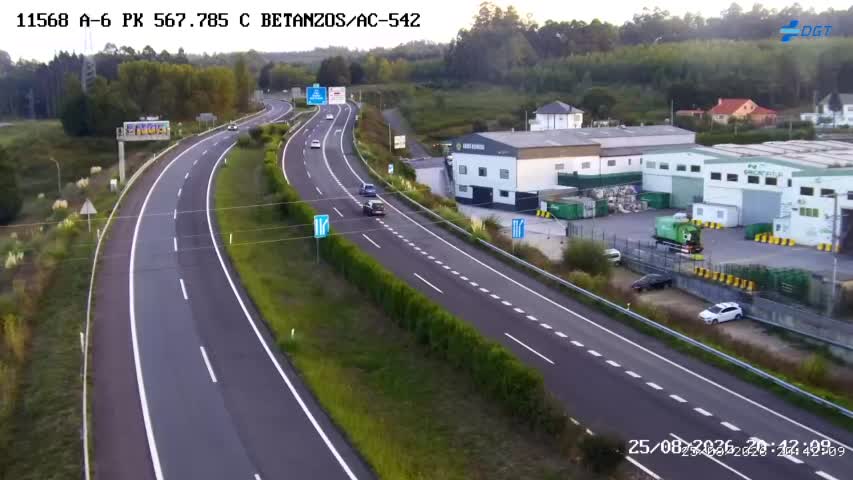 Cámara A-6 Provincia de A Coruña KM 567,8