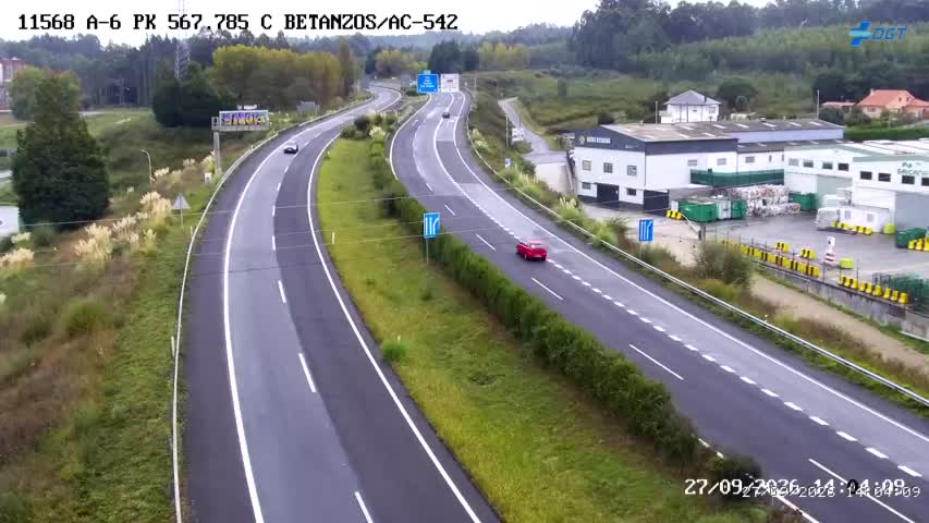 Cámara A-6 Provincia de A Coruña KM 567,8