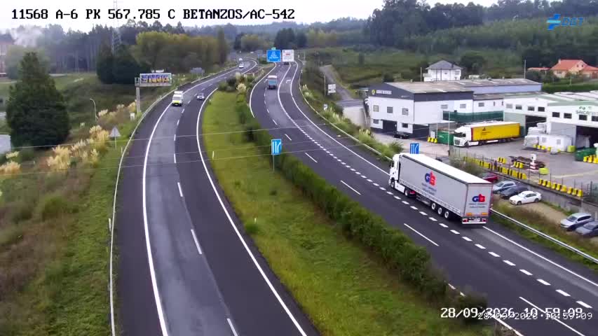 Cámara A-6 Provincia de A Coruña KM 567,8