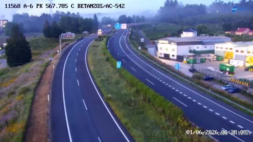 Coruña, A — A-6 km 568