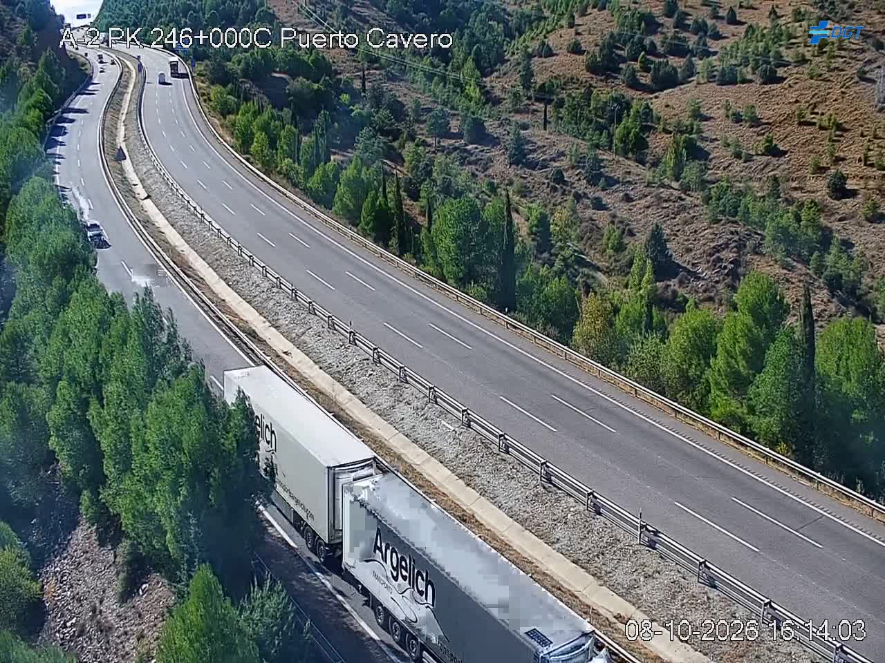 Cámara de tráfico en la A-2, km 246.0