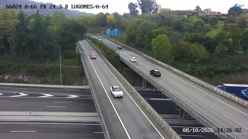 Cámara de tráfico en la A-66, km 24.3