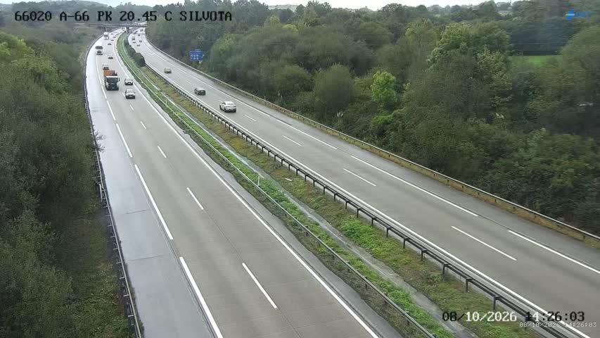 Cámara de tráfico en la A-66, km 20.45