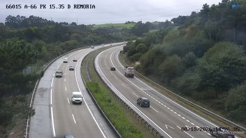 Cámara de tráfico en la A-66, km 15.35