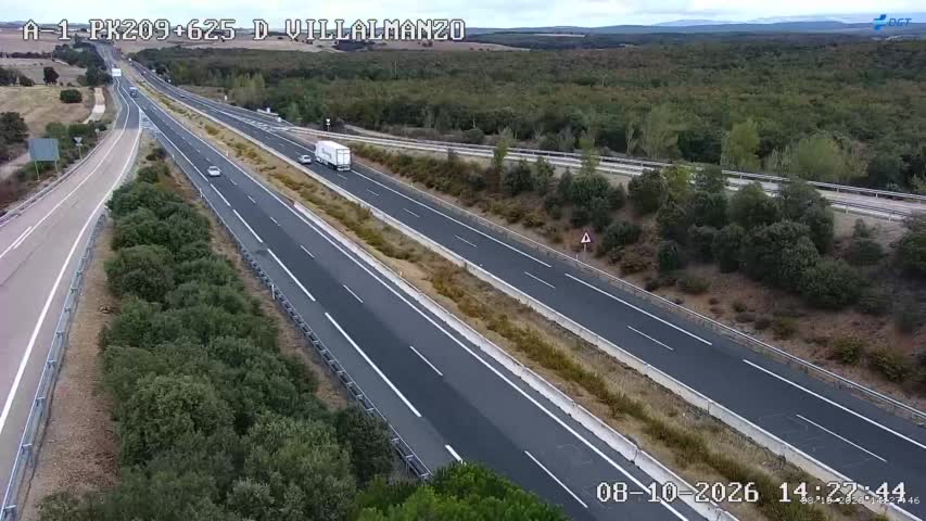 Cámara de tráfico en la A-1, km 209.625