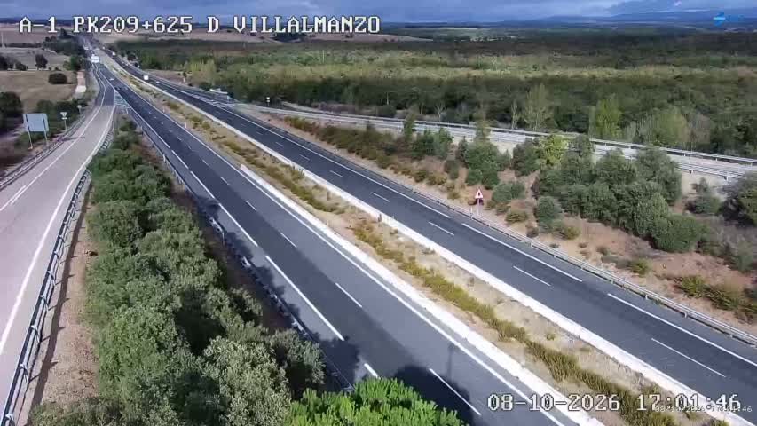 Cámara de tráfico en la A-1, km 209.625
