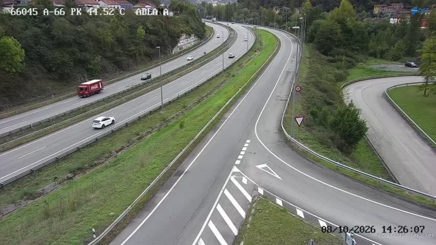 Cámara de tráfico en la A-66, km 44.52