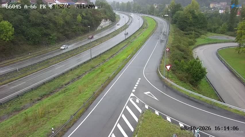 Cámara de tráfico en la A-66, km 44.52