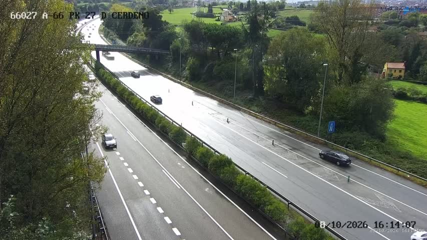 Cámara de tráfico en la A-66, km 27.0