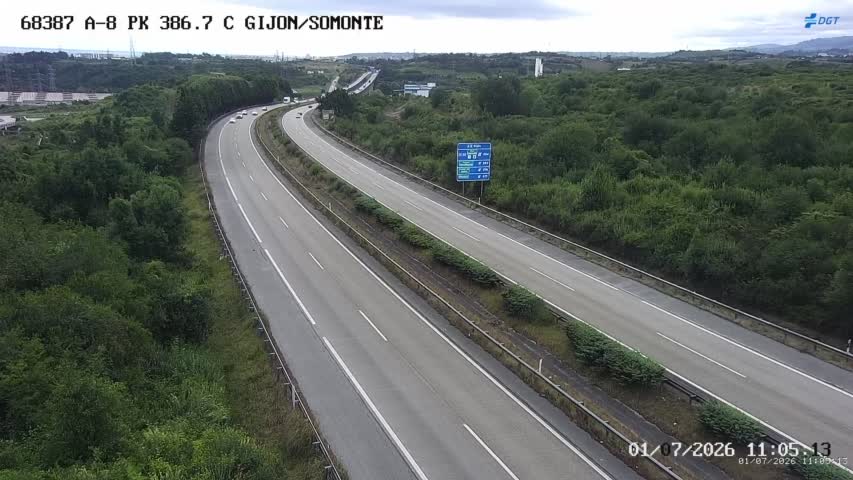 Cámara A-8 Asturias Km 386,7