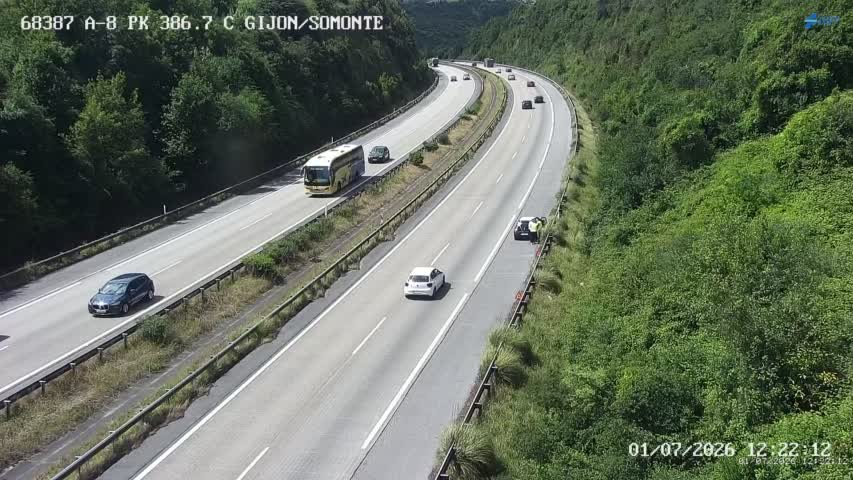 Cámara A-8 Asturias Km 386,7