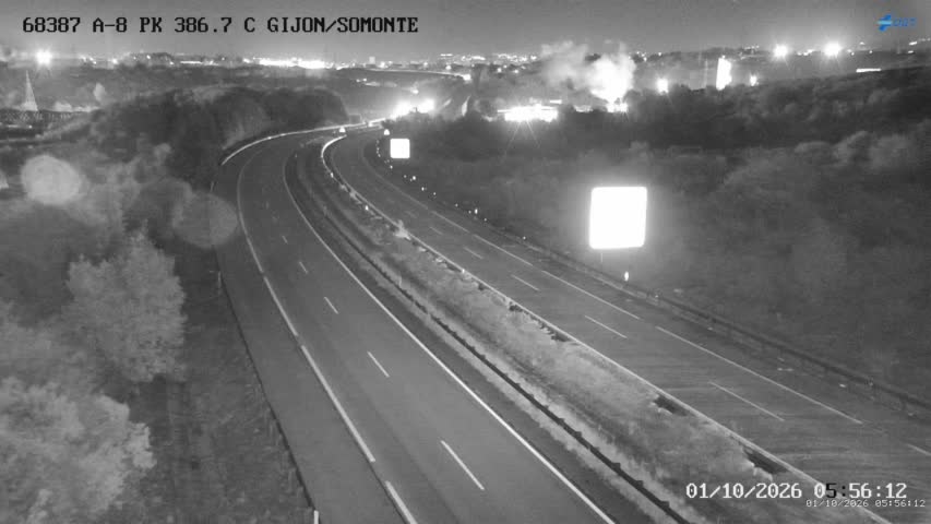 Cámara A-8 Asturias Km 386,7