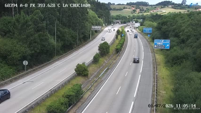 Cámara A-8 Asturias Km 393,628