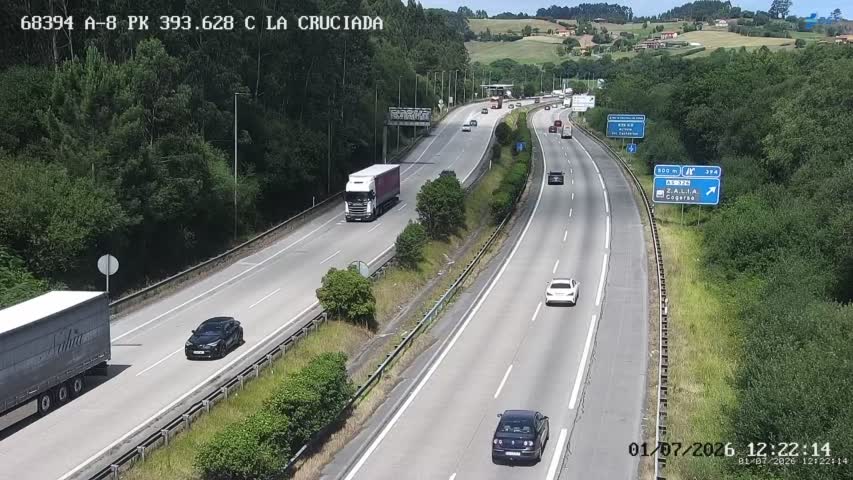 Cámara A-8 Asturias Km 393,628