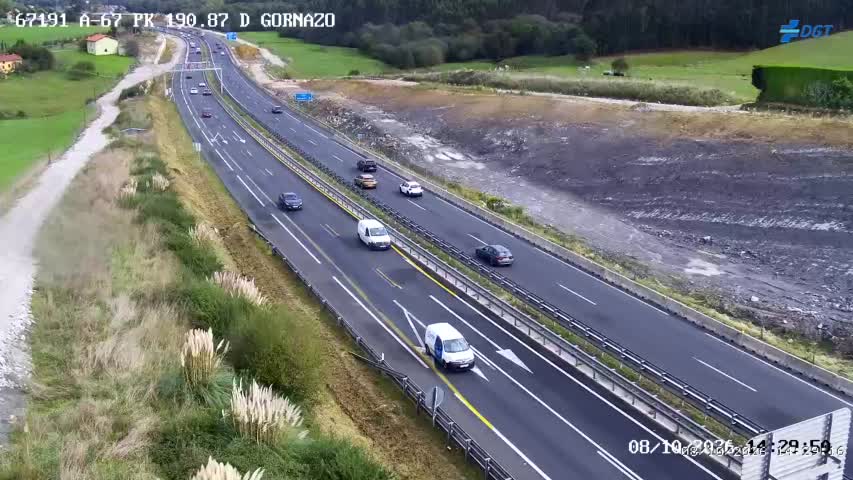 Cámara de tráfico en la A-67, km 190.87