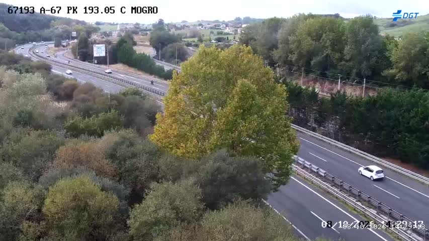 Cámara de tráfico en la A-67, km 193.05