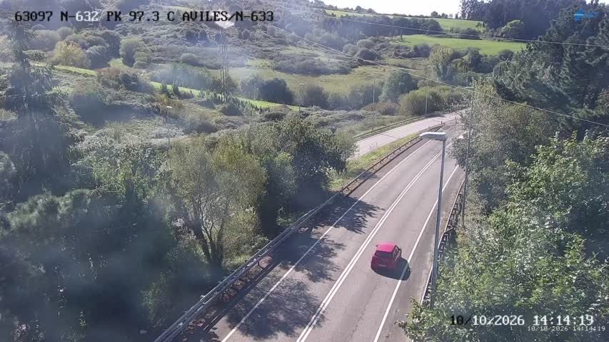 Cámara de tráfico en la N-632, km 97.3