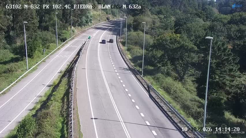 Cámara de tráfico en la N-632, km 102.4
