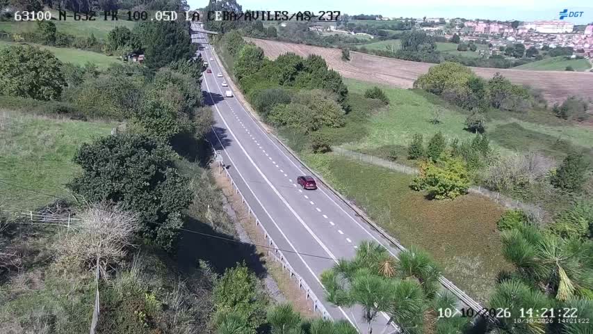Cámara de tráfico en la N-632, km 100.05