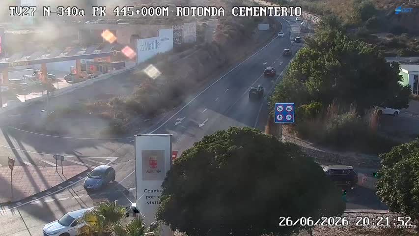 Cámara Almería Acceso N-340a Km 445