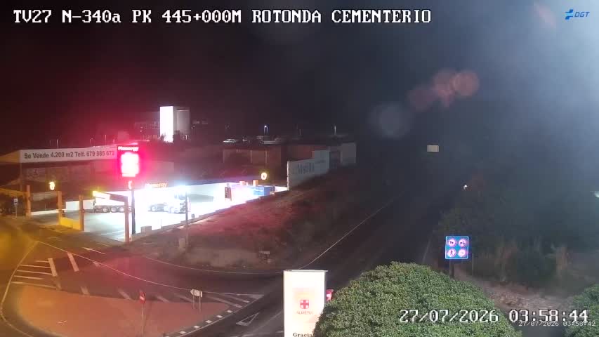 Cámara Almería Acceso N-340a Km 445