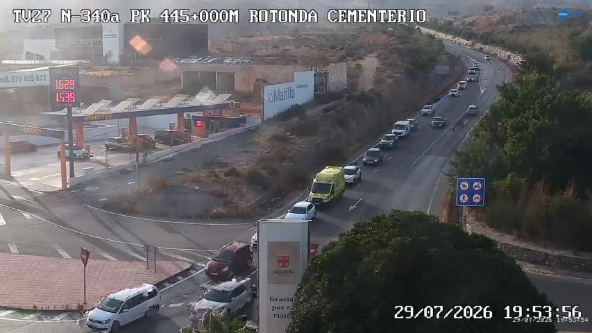 Cámara Almería Acceso N-340a Km 445