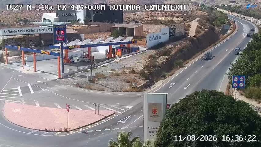 Cámara Almería Acceso N-340a Km 445