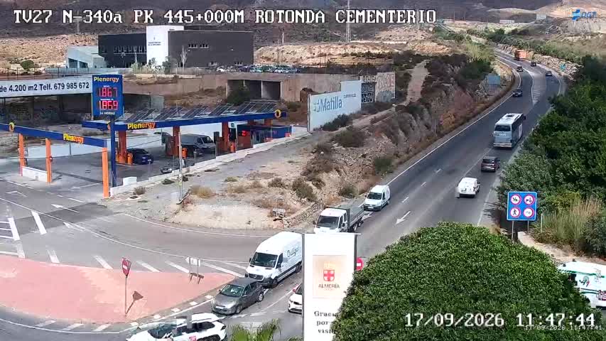 Cámara Almería Acceso N-340a Km 445