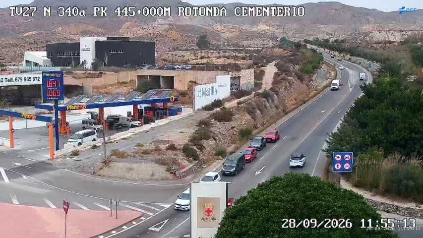 Cámara Almería Acceso N-340a Km 445