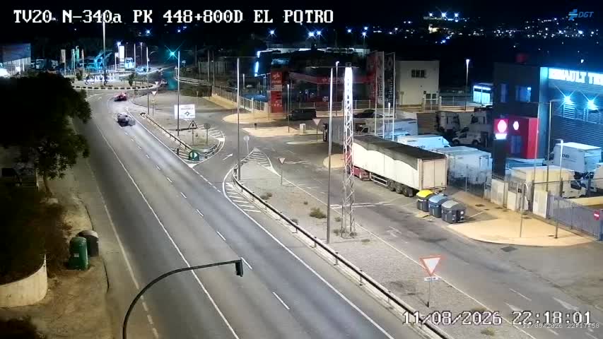 Cámara Almería Acceso N-340a Km 448